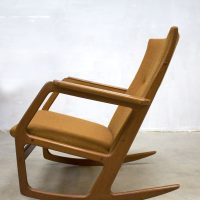 Deense vintage design schommelstoel rocking chair Georg Jense