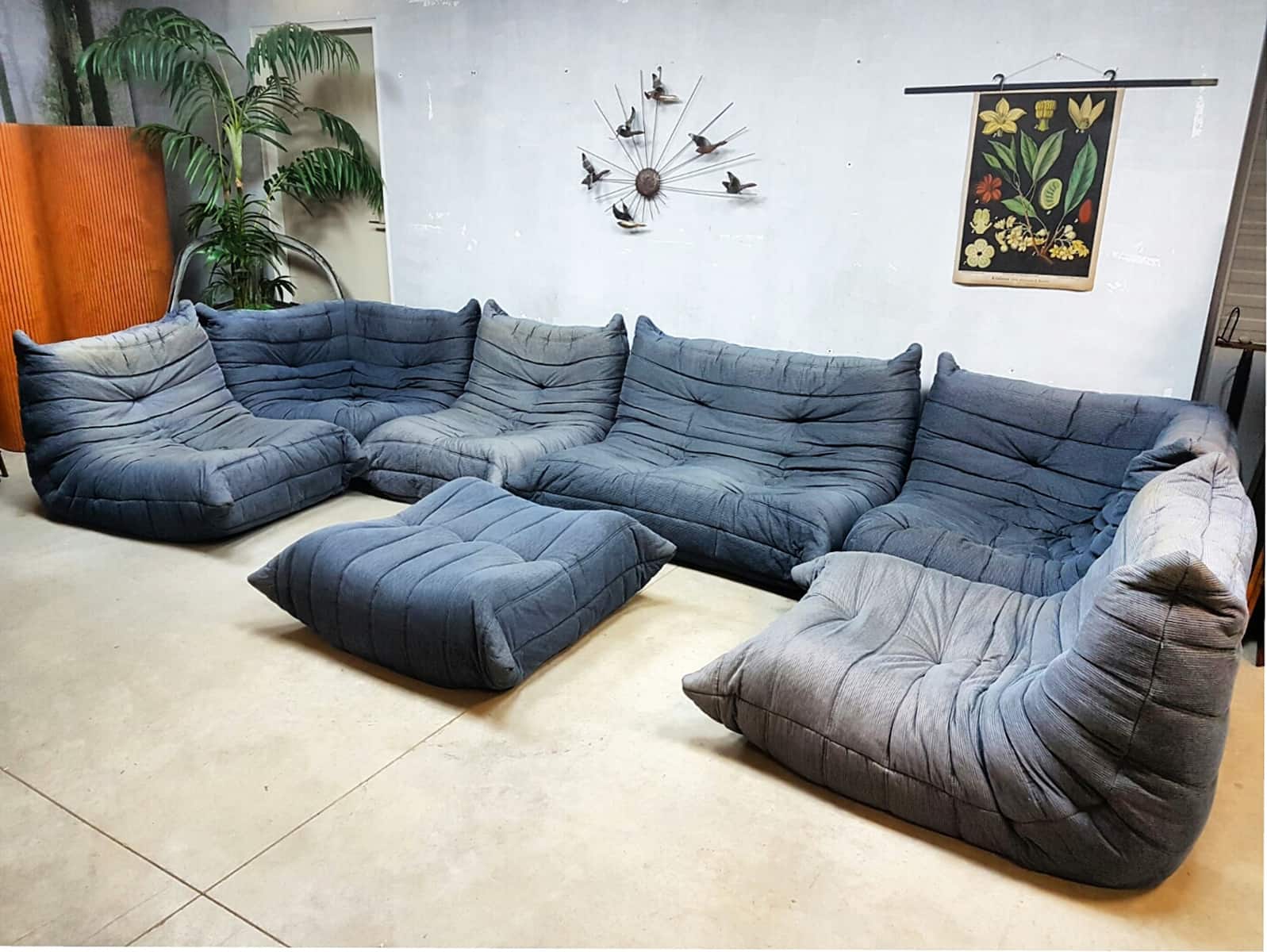 Togo Ligne Roset vintage design lounge bank sofa xxl