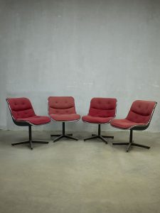 Midcentury vintage design Pollock chair office chair dinner chair Knoll sixties