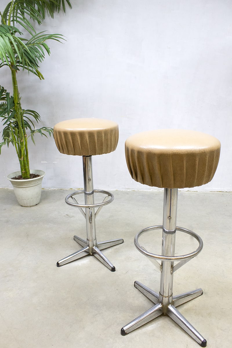 Nieuw Vintage industriële barkrukken kruk barstools stool industrial KQ-57