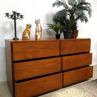Vintage design ladenkast teak, vintage cabinet chest of drawers