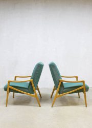 Midcentury modern vintage lounge chairs armchairs
