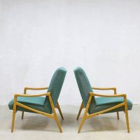 Midcentury modern vintage lounge chairs armchairs