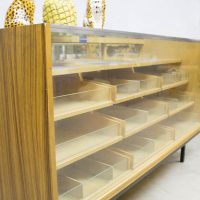 jaren 50 vintage toonbank industrieel, vintage design counter cabinet Industrial