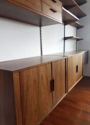 Scandinavian vintage design modular wall unit bookshelf FM Mobler