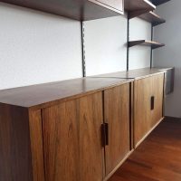 Scandinavian vintage design modular wall unit bookshelf FM Mobler