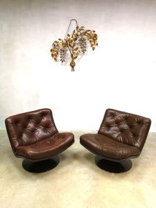 Vintage swivel chair draaifauteuil Artifort F978 Geoffrey Harcourt