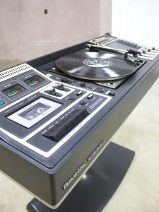 Stereo music vintage minimalism radio record player West Germany