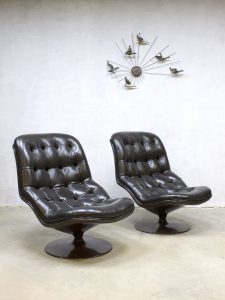 Vintage design lounge chair relax fauteuil stoel Shelby Georges Van Rijck Beaufort