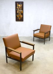 Vintage Dutch design Tijsseling chair fauteuil Gijs van der Sluis