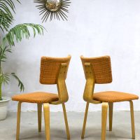 Dutch design dinnerchairs Cor Alons vintage chairs stoelen