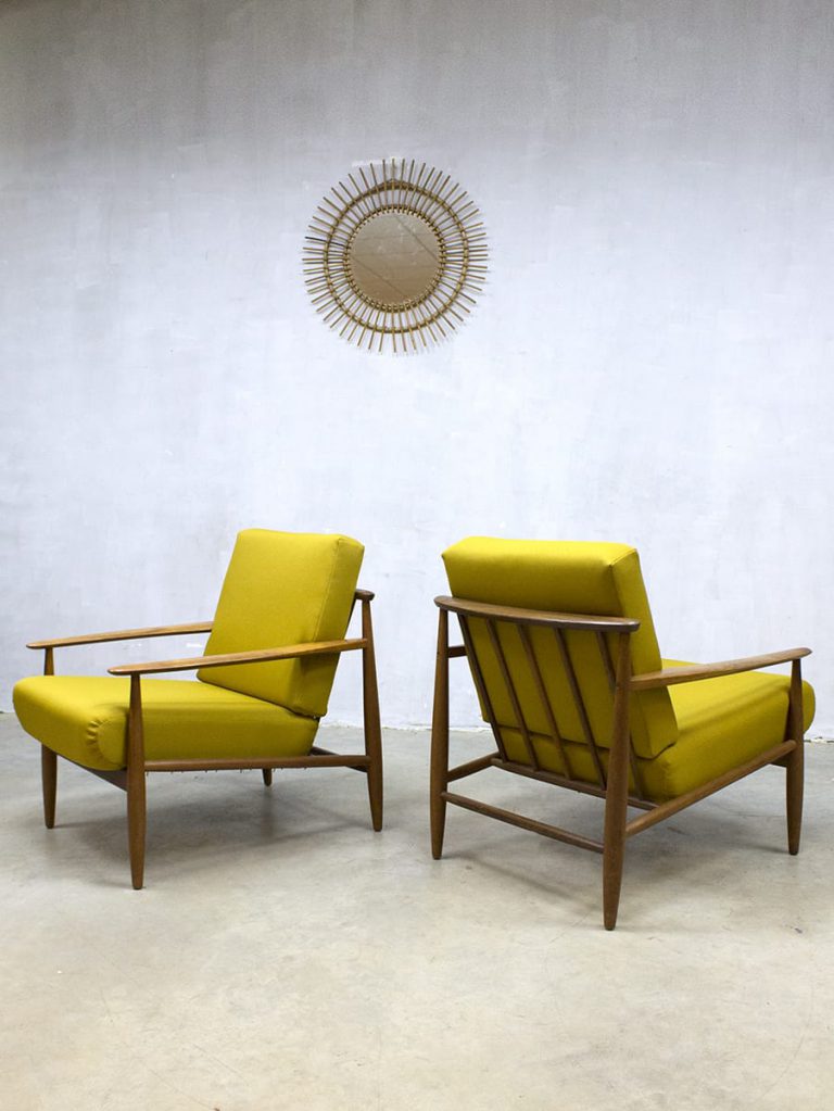 Vintage Danish armchairs lounge chairs Scandinavian chairs interior