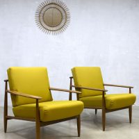 Vintage Deense design fauteuils armchairs lounge chairs