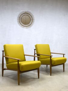 Vintage Deense design fauteuils armchairs lounge chairs