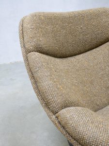 Artifort F519 lounge chair swivel chair Ploeg stof