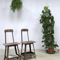 Industrial stool barstools vintage krukken stoelen industrieel