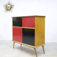 vintage wandkast retro cabinet midcentury modern