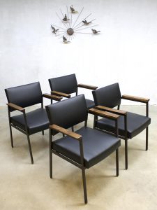 Vintage Tijsseling dining chairs Gijs van der Sluis