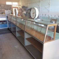 vintage industrial counter cabinet dressoir vitrine fifties