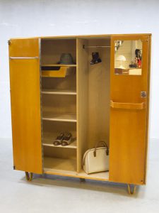Vintage design Pastoe cabinet wardrobe Cees Braakman kast KB04