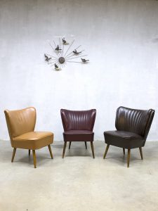 vintage dutch design cocktail chairs clubfauteuils midcentury modern
