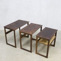 Illum Wikkelso vintage design Johannes Andersen mimiset nesting tables
