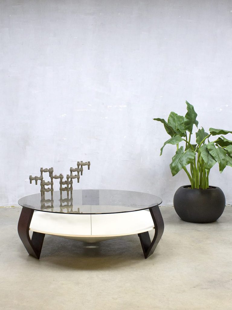 Midcentury vintage design coffee table salontafel Space Age