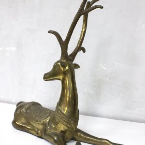 vintage design brass deer sculpture decoration bronze hert