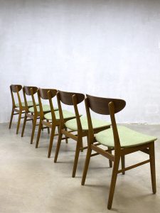 Scandinavian vintage dinner chairs eetkamerstoelen