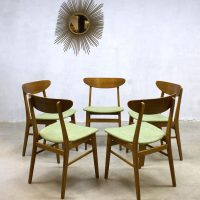 Vintage Danish dinner chairs Farstrup Møbler eetkamerstoelen