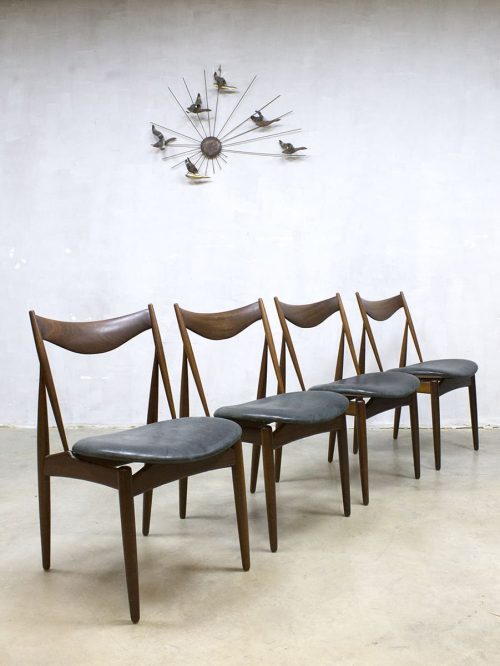 Vintage design Kurt Ostervig sculptural dinner chairs eetkamerstoel