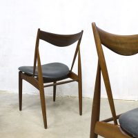 midcentury modern minimalism chair scandinavian design Niels Vodder Finn Juhl dinner chair dining chairs