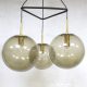 Vintage glazen bol lamp hanglamp pendant Glashütte Limburg