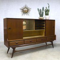 bar cabinet vintage design wandkast Louis van Teeffelen highboard cabinet Webe
