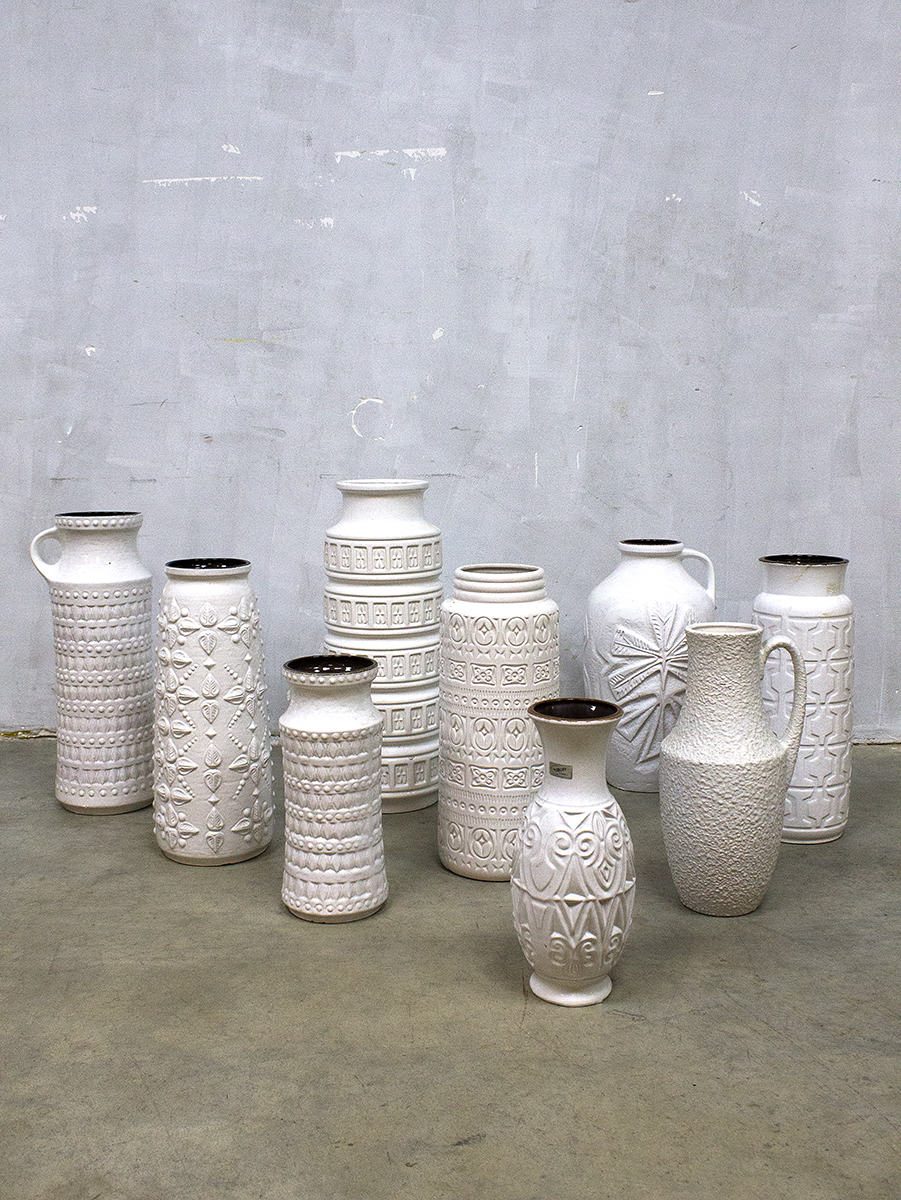 Bruin registreren Voorbeeld Vintage West Germany vase decoration keramiek vazen | Bestwelhip