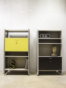 Gispen Cordemeijer steel cabinet wall unit Dutch modernism, vintage wandkast A.R Cordemeijer Gispen 5600