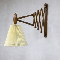 Vintage Sax scissor wall lamp schaarlamp Erik Hansen for Kaare Klint