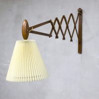 Vintage Sax scissor wall lamp schaarlamp Erik Hansen for Kaare Klint