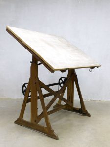 vintage Dutch design Ahrend de Cirkel drawing table