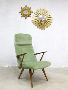 vintage lounge chair velvet Akerblom Sweden design