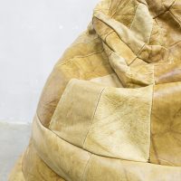 vintage patchwork bean bag de Sede zitzak leer leather Swiss design