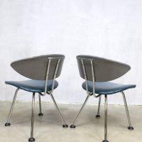 Martin de Wit stoelen eetkamerstoelen jaren 50 vintage Dutch design