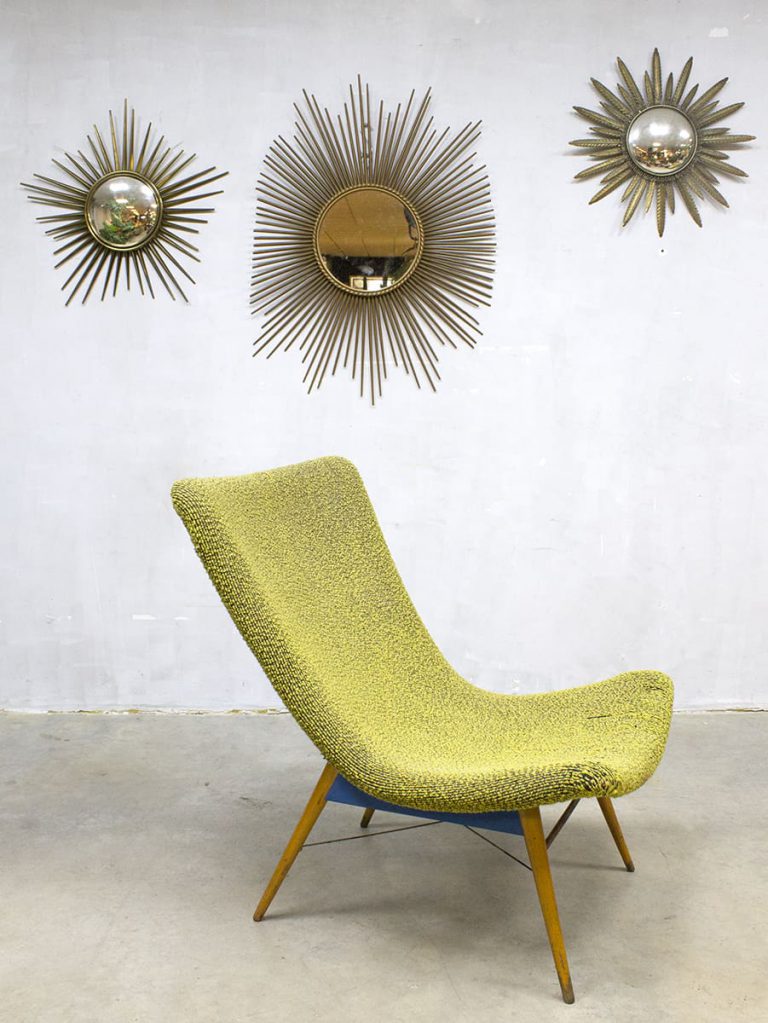Vintage design lounge chair Miroslav Navratil lounge fauteuil