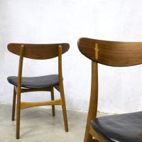 vintage eetkamerstoelen stoel Deens design midcentury modern CH30