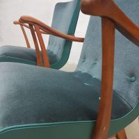 retro vintage lounge fauteuil relax stoel velours