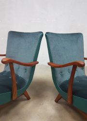 vintage schommelstoel rockingchair retro midcentury design