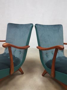vintage schommelstoel rockingchair retro midcentury design