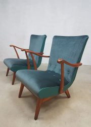 vintage retro velvet armchairs lounge chairs rocking chairs velours