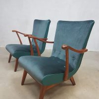 vintage retro velvet armchairs lounge chairs rocking chairs velours