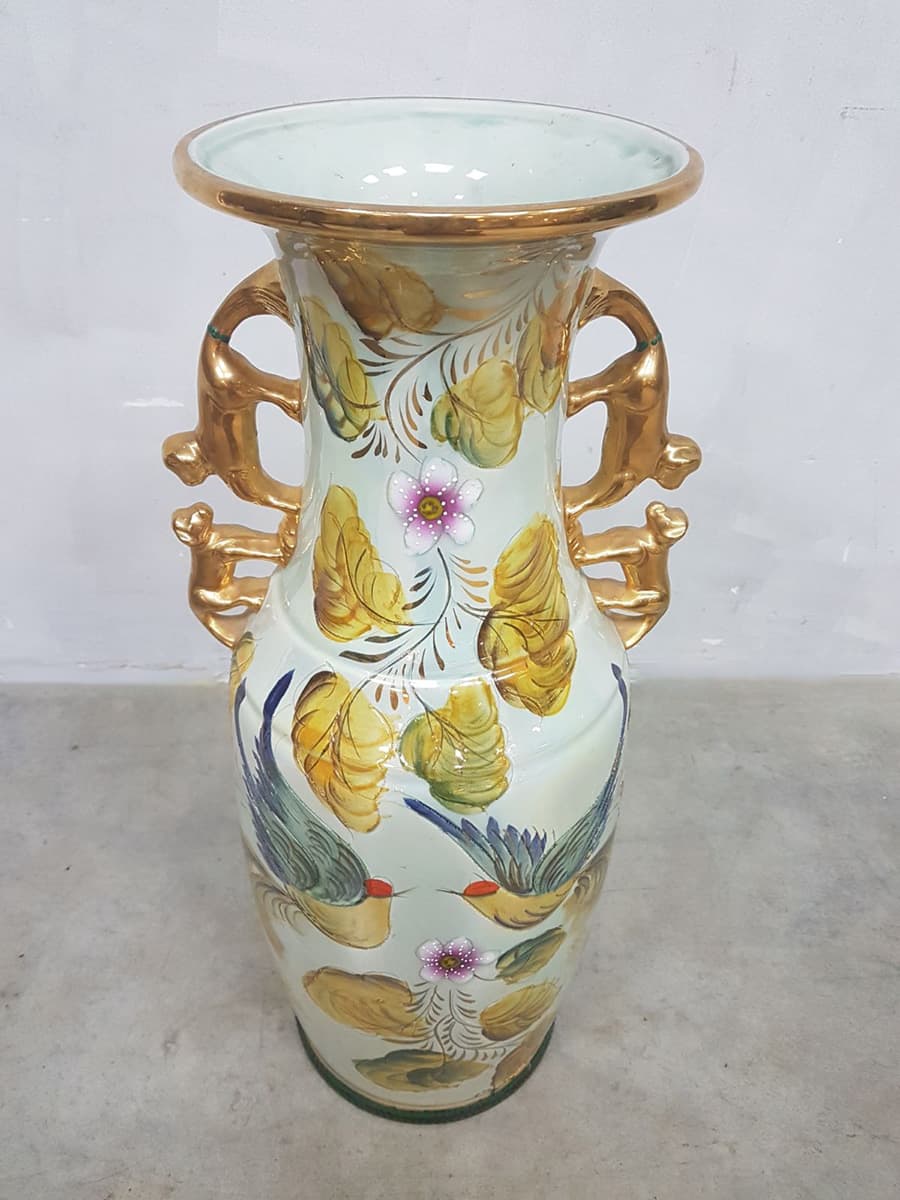 Bangladesh Soldaat scherp Vintage ceramic vase Henri Bequet vaas M. Depose 889 | Bestwelhip